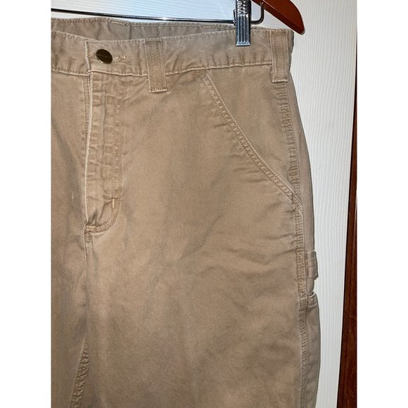 CARHARTT MENS RELAXED FIT CANVAS WORK PANTS Size 34X30 - Picture 5 of 14